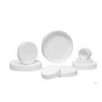 287855 33-400 white ribbed pp cap with foam liner