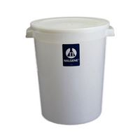 nalgene large cylindrical HDPE container with cover 15L